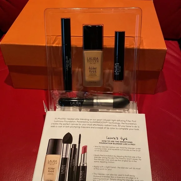 Laura Geller Flawless Fundamentals 4 Piece Collection in Medium NeverUsed